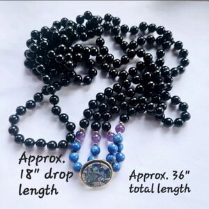 Vintage Peter Brams Gold and Opal Mosaic Necklace